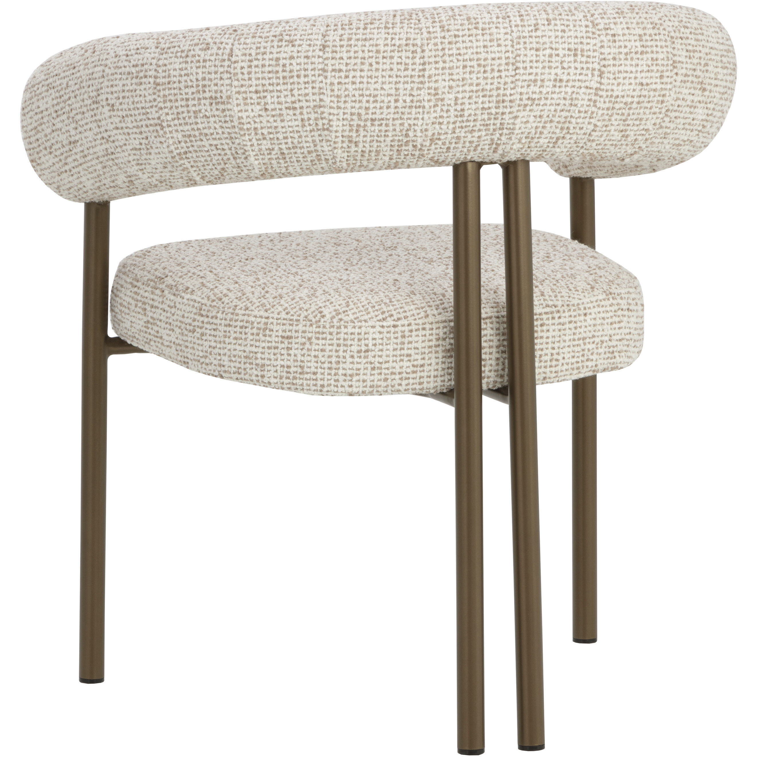 Oniva Antique Bronze / Noah Ecru Dining Armchair